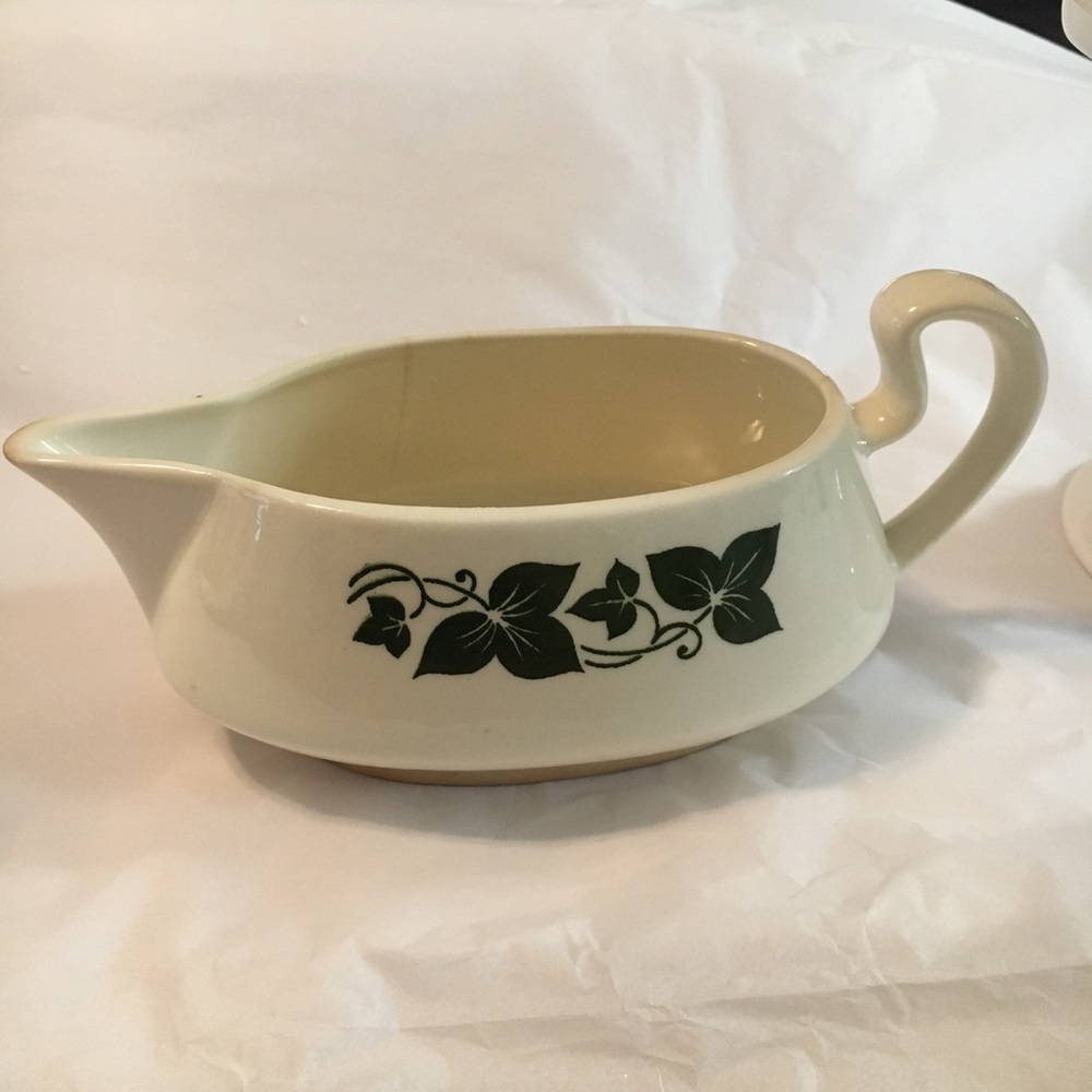 Vintage Ivy Gravy Boat Homer Laughlin